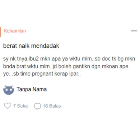 berat naik mendadak