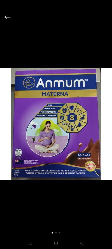 Susu Anmum Materna perisa coklat