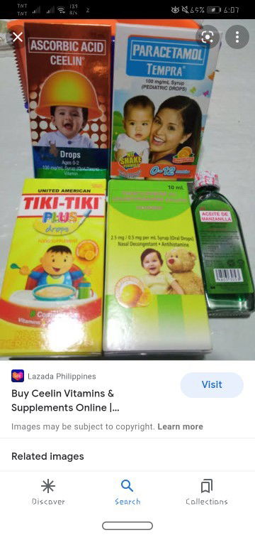 Vitamins and health amenities ni baby