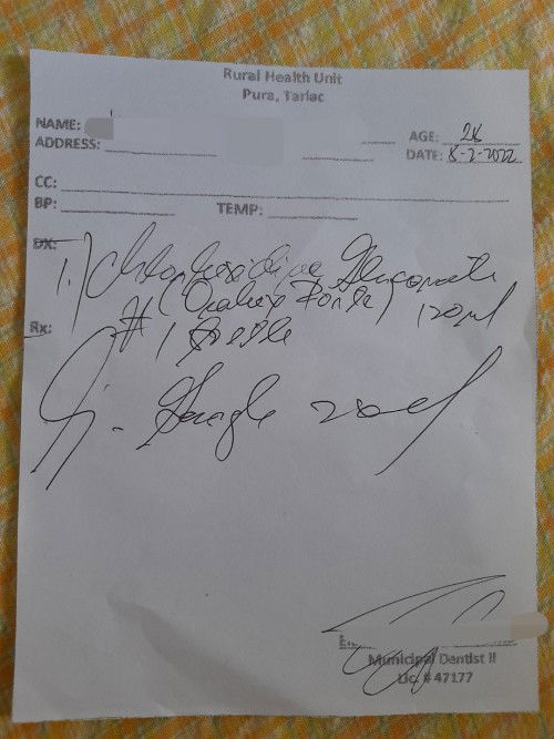 Hello mga mamshie☺️
Baka may nakakalam po kung anong nasa reseta nato?
Salamat po sa mga sasagot😊