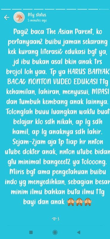 Bumil & Busui WAJIB terus belajar