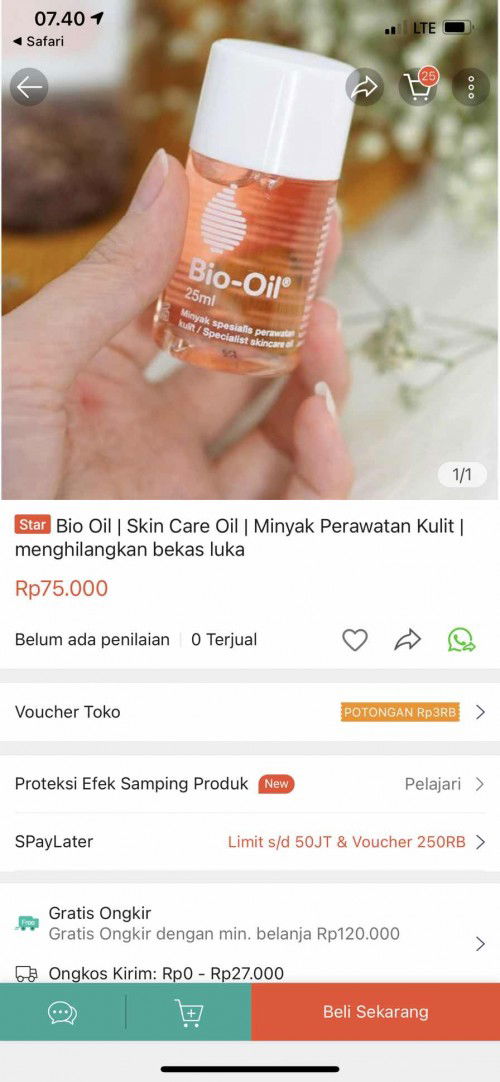 Bio oil perawatan