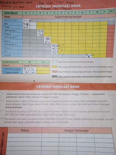 Mohon bantuan.nya imunisasi anak yg sudah sampai 2 taun apa masih ada imunisasi yg wajib d.berikan