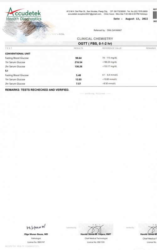 Please any idea po same case ko , super high ng sugar sa first serum glucose, Diabetic na po ba ako?