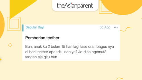 Pemberian teether