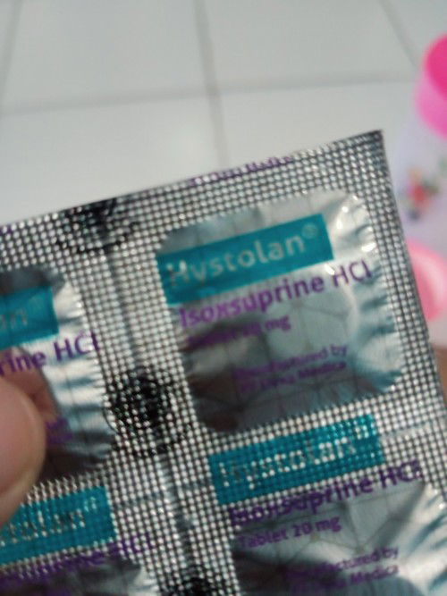 Di resepkan Hystolan 20mg oleh dr. SpOG