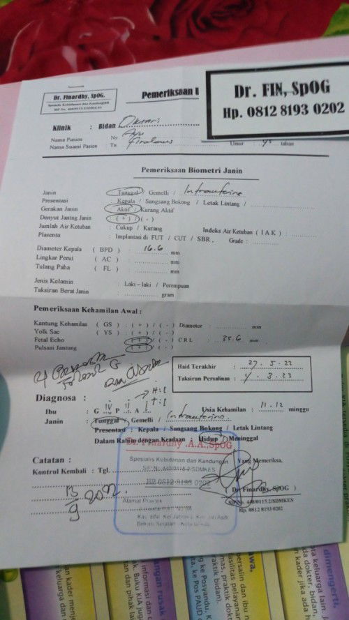 HPHT & HASIL USG BERBEDA