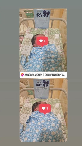 Our baby is here! 🤍