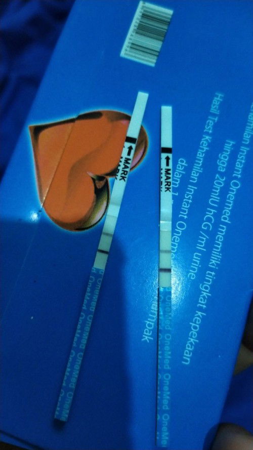 Apakah ini sudah positif/negatif? 
Tolong di bantu ya bunda
Karena penasaran saya sampai 2X testpack