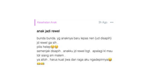 anak jadi rewel