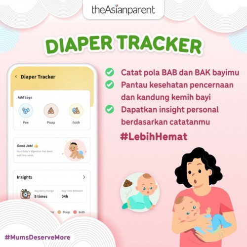 Pemantau popok bayi theAsianparent