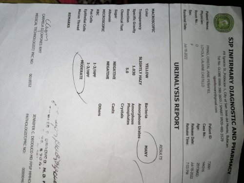 UTI or PUS INFECTION