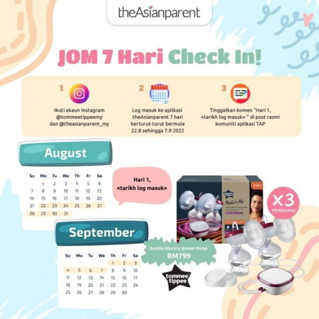 Rebut Peluang Untuk Menang Double Electric Breast Pump!