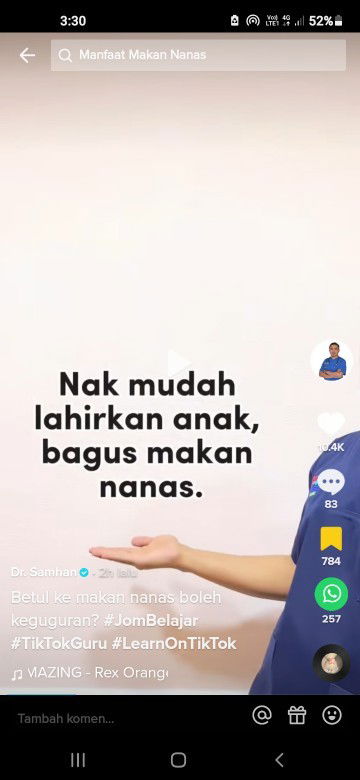 betul ke nenas boleh bantu mudahkan bersalin ?