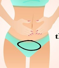 Saya pregnant 14 weeks dah. Normal ke rasa menggeras bawah perut seperti dalam gambar saya bulatkan?