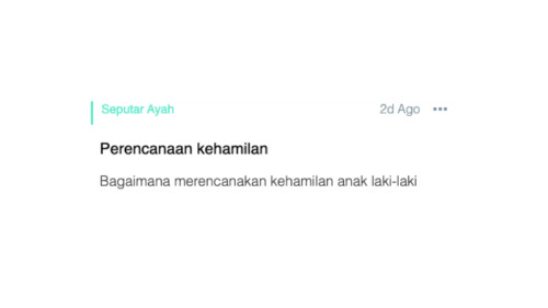 Perencanaan kehamilan