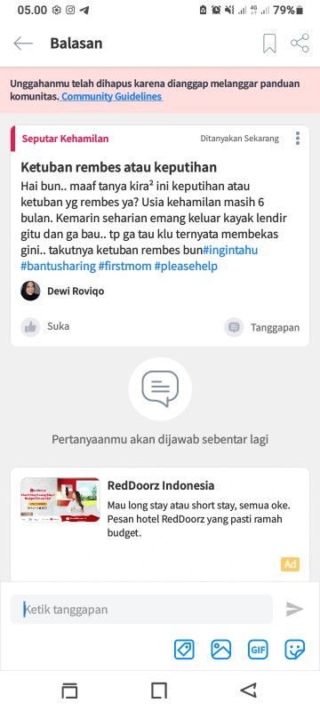 Ketuban rembes atau keputihan?