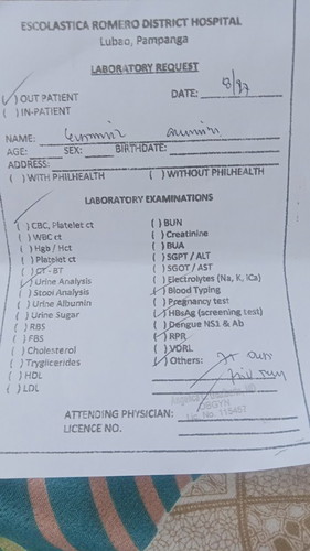 Laboratory test