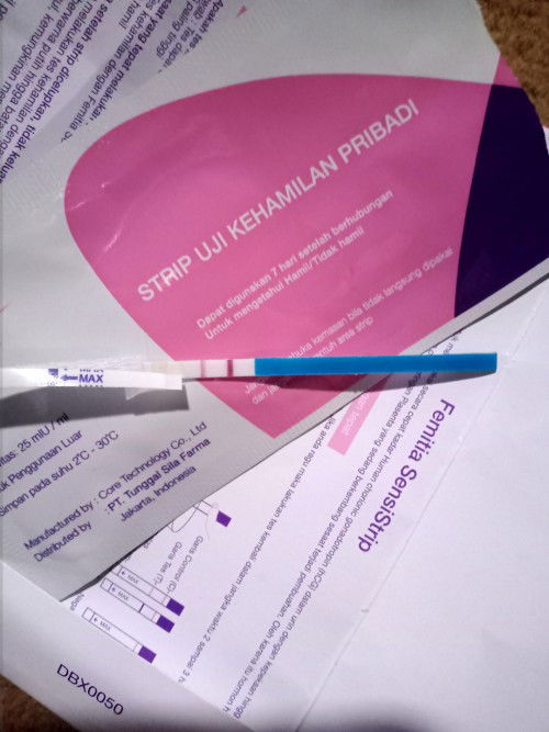 Haid tlat 5 hari bun.td siang coba tes udah garis 2 mski samar.udah akurat blm ya Bun kira2 tes ny?
