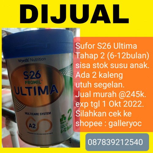 JUAL SUSU FORMULA 6-12 bulan