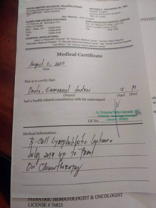 Help for my brother with acute lymphoblastic leukemia