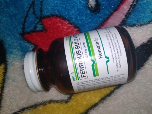 Ferrous sulfate hematinic