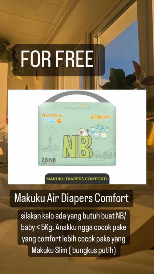 FOR FREE MAKUKU AIR DIAPERS COMFORT