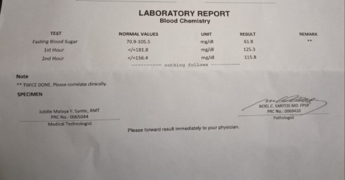 Sino marunong mag basa ng OGTT result. Pa check naman mga sismars. Sa wed pa balik ko sa practitione