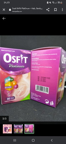 Adakah yang minum vitamin osfit platinum?