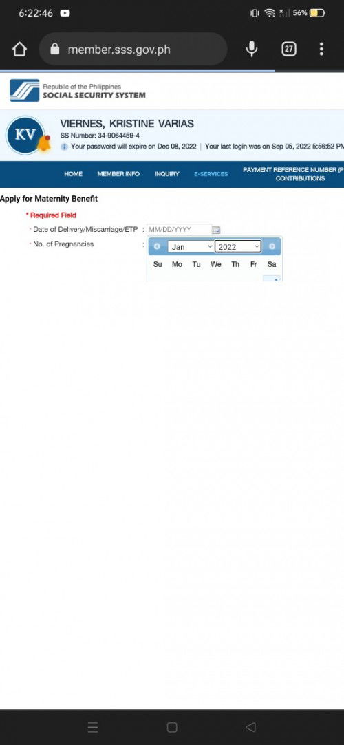 PAHELP PO FOR MATERNITY BENEFIT