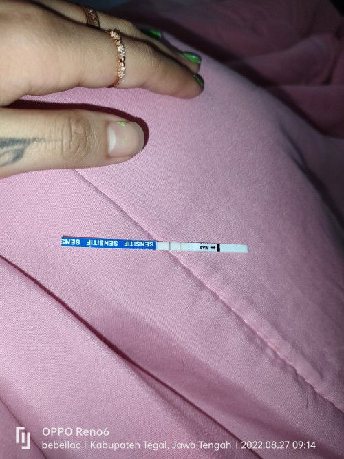 KURET SAAT TGL 22 JULI lalu tespack tgl 27 Agustus apakah hamil?