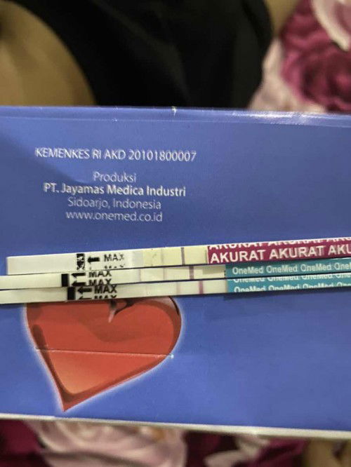 Hallo bunda aku mau nanya kalo ini hamil ga ya bun? Aku masih baru soalnya nikah tgl 10 agustus