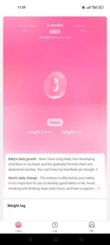 5weeks pregnant
