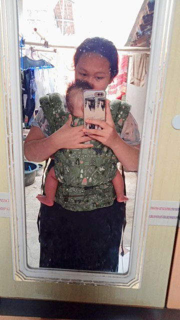 Cara pakai gendongan mshape dri cuddleme levana