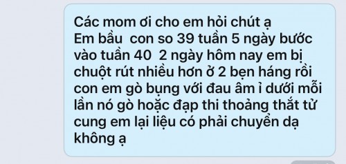 Với cả em bị tức bụng trên khó chịu nằm cũng không yên :((( . Đau bụng nhưng nó không kéo dài ạ