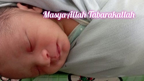 Alhamdulillah baby K sudah launching ❤😊