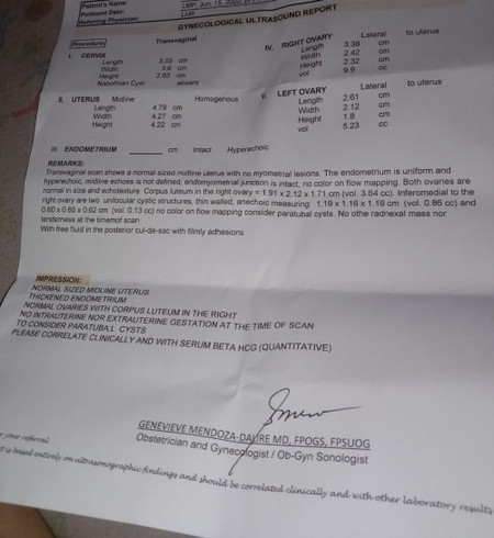 Negative wlang nakitang pagbubuntis