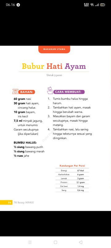 Stok MPASI pakai bayam, amankah?