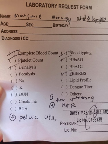 LABORATORY TEST