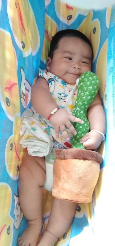 กังวลมากค่ะลูกได้4เดือน1วันหนัก8.9โล