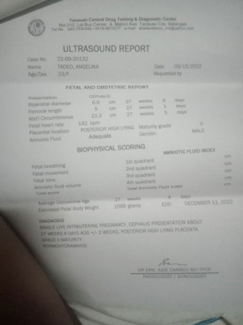 Normal lng Po  ba result Ng ultrasound ko