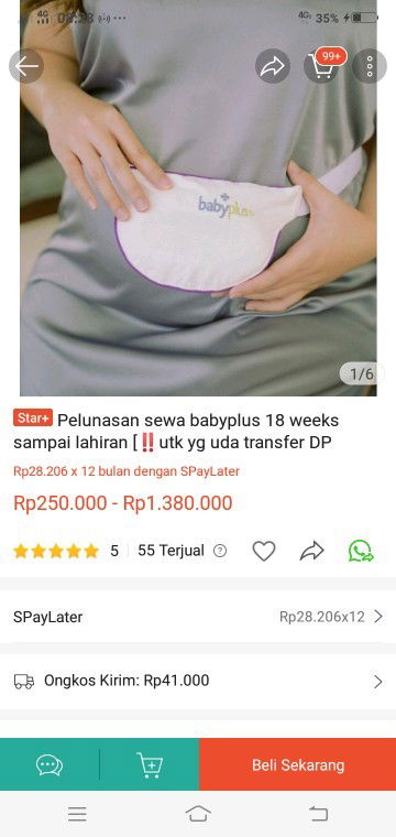 Pengalaman pakai baby plus