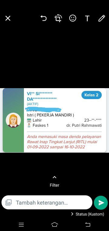 Kalo bpjs bacaan kaya gini knpa ya bun?? Bagi infonya bun.