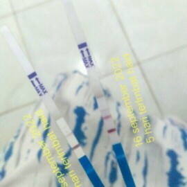 Assalamualaikum bunda mau tanya kemarin aku tespek, ini apakah tanda hamil.. ?