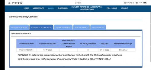 Sss maternity benefits