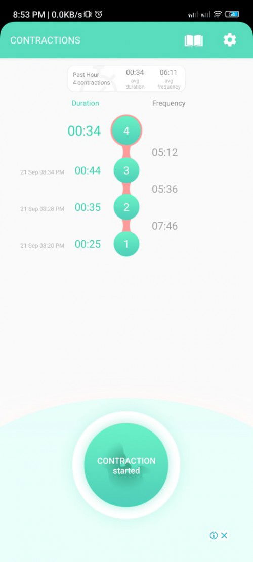 Kontraksi asli/palsu