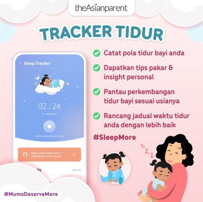 Tracker Tidur untuk pantau si comel!