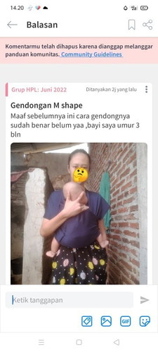 Gendong m shape