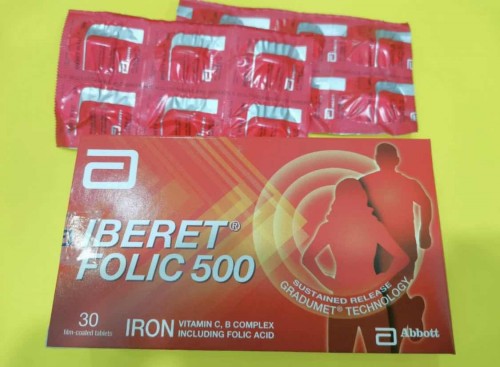 iberet & iron tablet (ferrous fumarate)