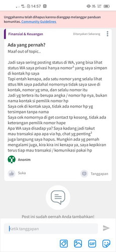 Ada yang pernah mengalami?